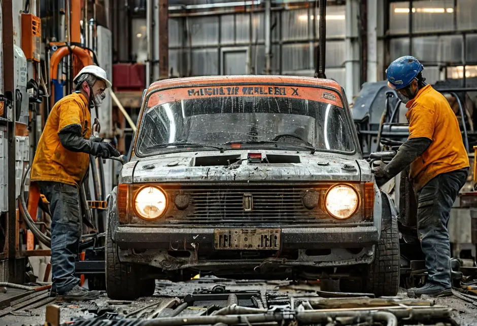 Замена основного радиатора Fiat Ducato 244