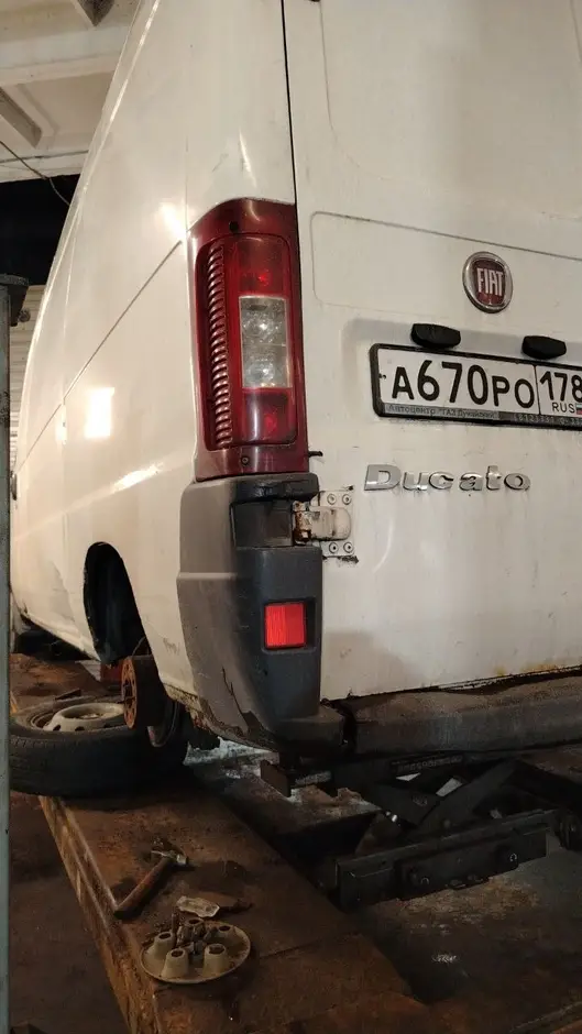  Замена барабанных колодок на Фиат Дукато 244 в автосервисе на Софийской 