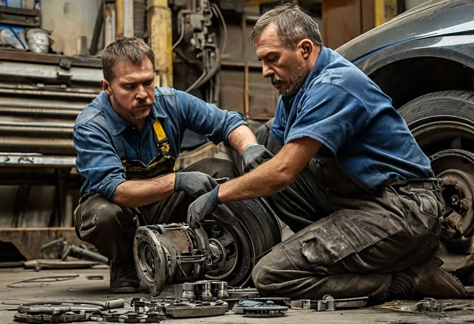 Снятие/установка колодки передние Fiat Ducato