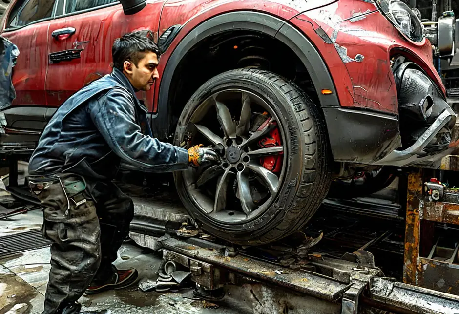 Снятие и установка переднего суппорта Fiat Ducato 244