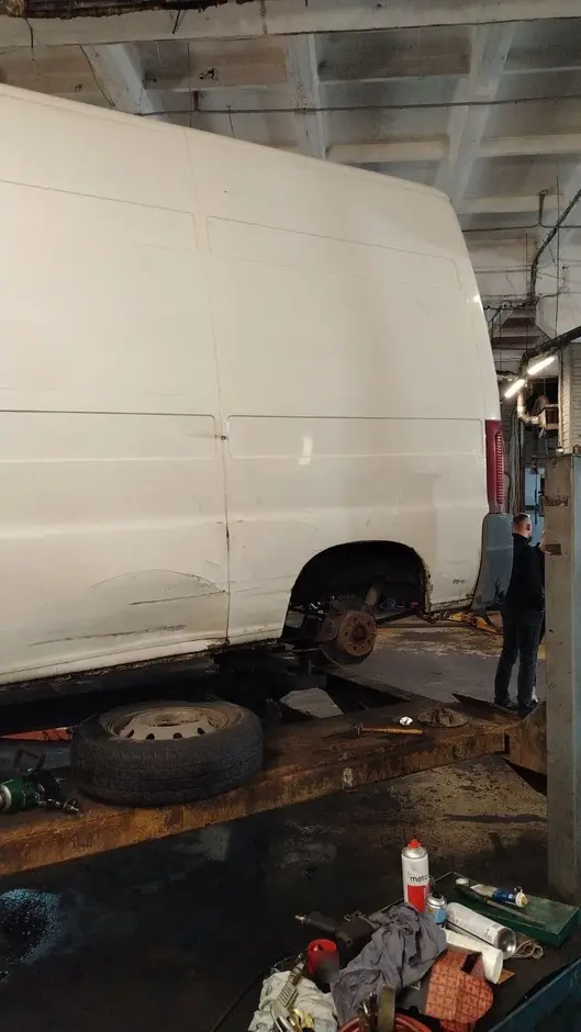  Замена барабанных колодок на Фиат Дукато 244 в автосервисе на Софийской 