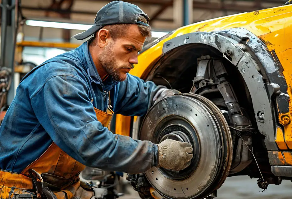 Замена переднего вентиляционного тормозного диска (1 шт) Fiat Ducato 244