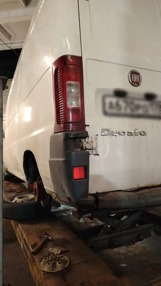  Замена барабанных колодок на Фиат Дукато 244 в автосервисе на Софийской 